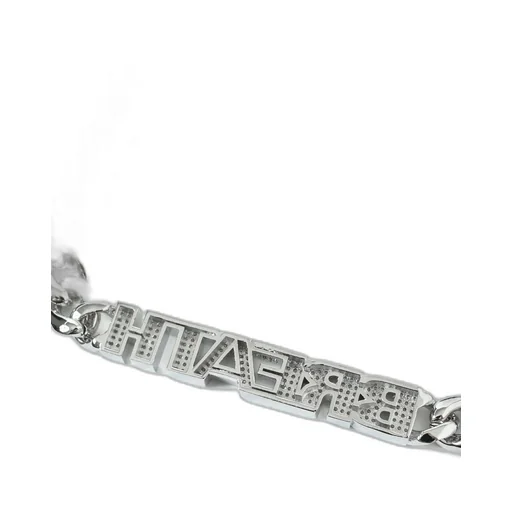 Bh Zirconia Chain ​​Necklace / Silver