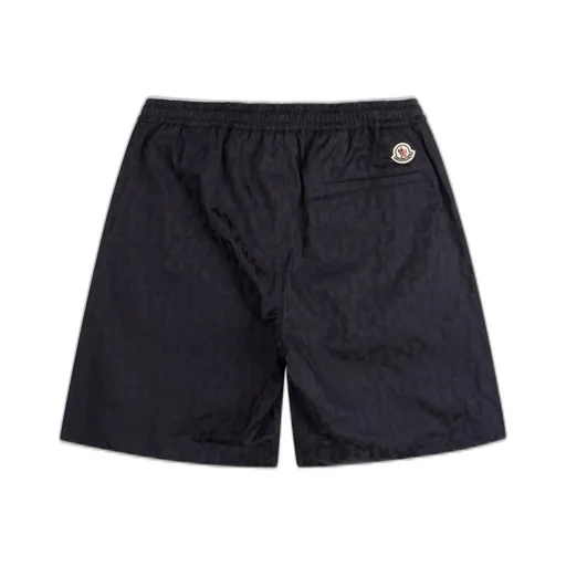 Moncler All-Over Pattern Drawstring Shorts