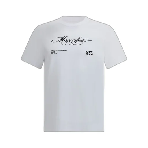 Moncler Logo Embroidered Crewneck T-Shirt