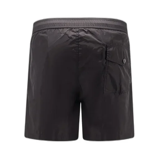 Moncler Logo Patch Drawstring Swim Trunks