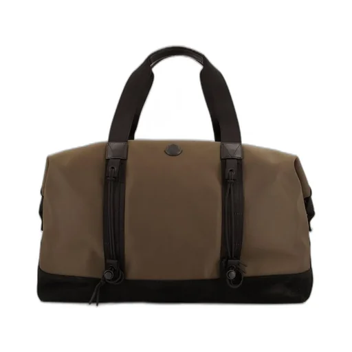 Moncler Logo Patch Drawstring Travel Bag