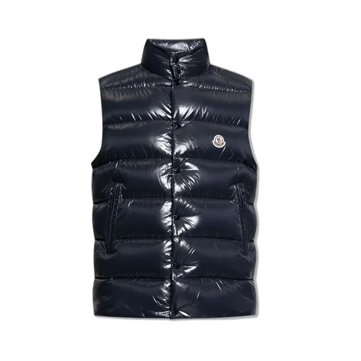 Moncler High-Neck Button-Up Gilet