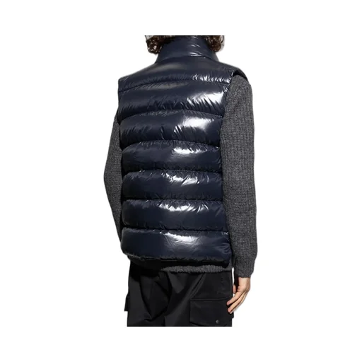 Moncler High-Neck Button-Up Gilet