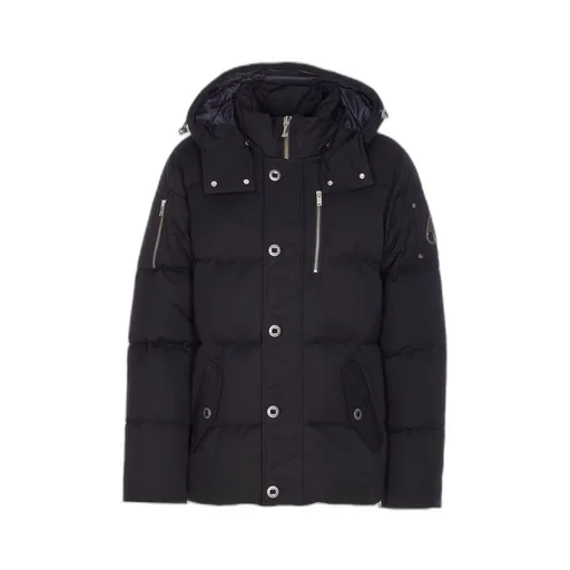 Moose Knuckles Zip Detailed Hooded Coat