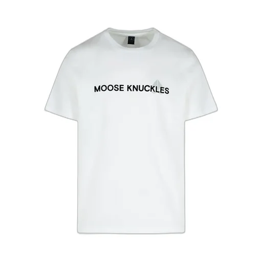 Moose Knuckles Velvet Finish Crewneck T-Shirt