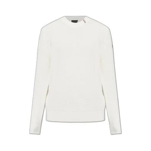 Moncler Logo Patch Crewneck Jumper