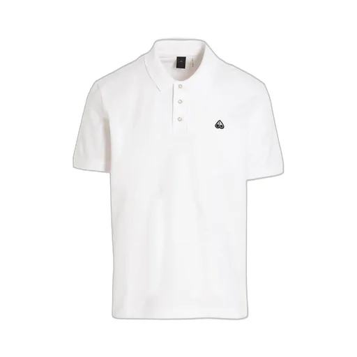 Moose Knuckles Pique Logo Embroidered Polo Shirt