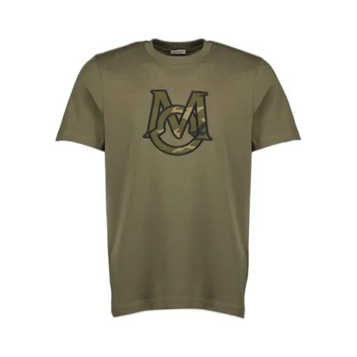 Moncler Logo Embroidered Crewneck T-Shirt