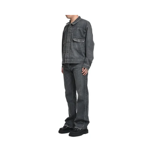 Vintage Denim Pants / Blk Flare