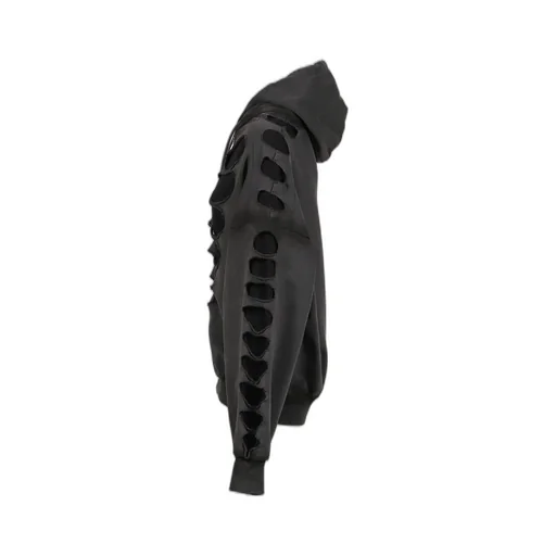 Os Shoulderless Hoodie Cut-Out Black / Blk