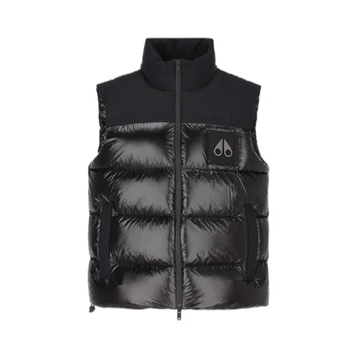 Moose Knuckles Victory Logo Plaque Padded Gilet