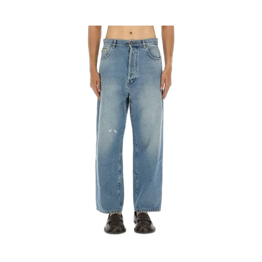 Moschino Panelled Distressed Jeans
