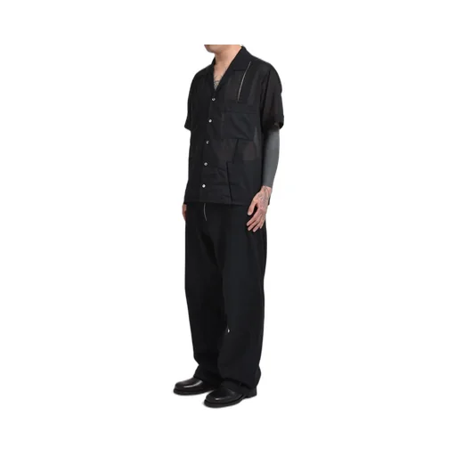 Broken Guayabera / Blk
