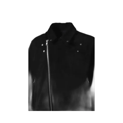 Leather Fringe Riders Jacket / Blk