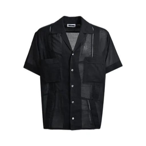 Broken Guayabera / Blk