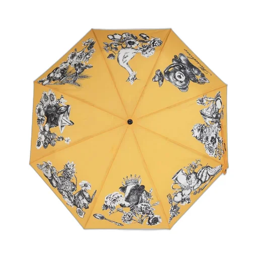 Moschino Graphic Print Umbrella