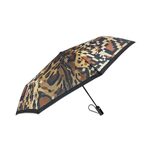 Moschino Leopard Print Umbrella