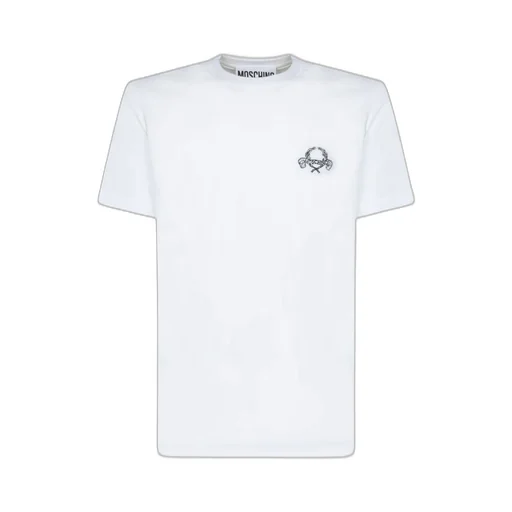 Moschino Logo Embroidered Crewneck T-Shirt
