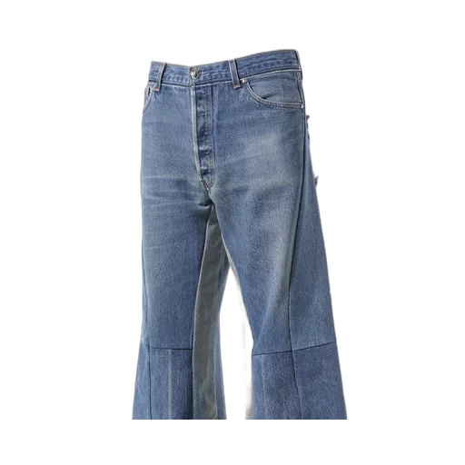 Wide Flare Denim / Blu