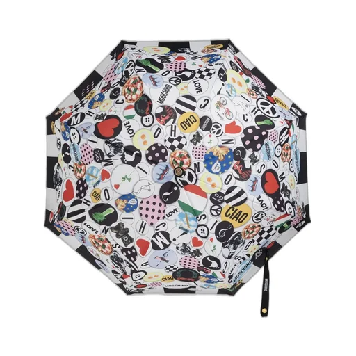 Moschino Graphic Print Parasol
