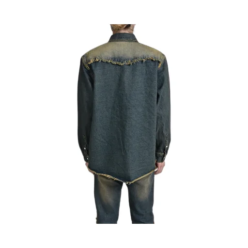 Fringe Denim Shirts / Ind