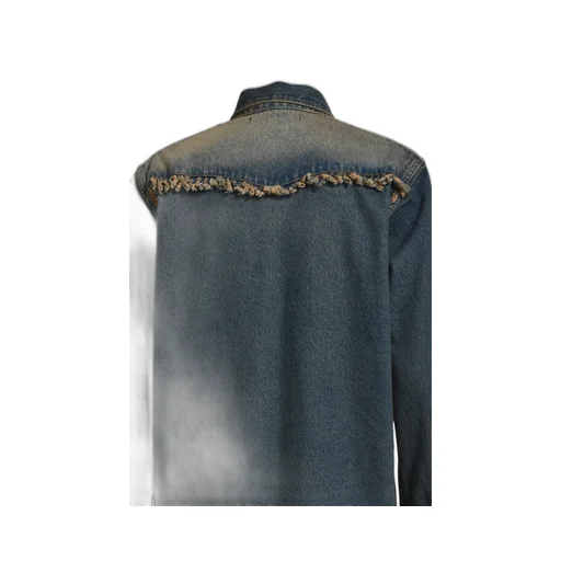 Fringe Denim Shirts / Ind
