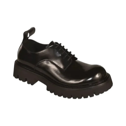 Moschino Round Toe Lace-Up Shoes