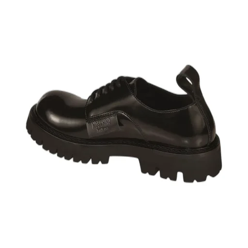 Moschino Round Toe Lace-Up Shoes