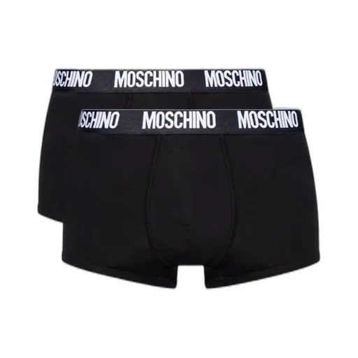 Moschino Logo Waistband Two Pack Boxers