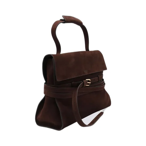 Moschino Tie Me Logo Embossed Tote Bag