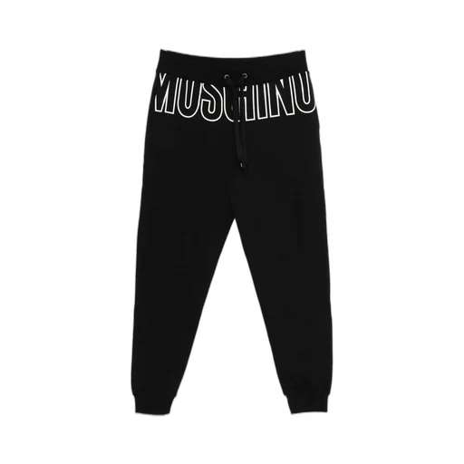 Moschino Logo Printed Drawstring Trackpants