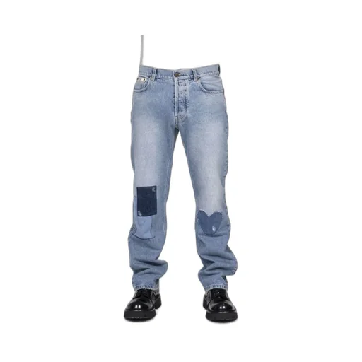 Moschino Patchwork Detailed Jeans