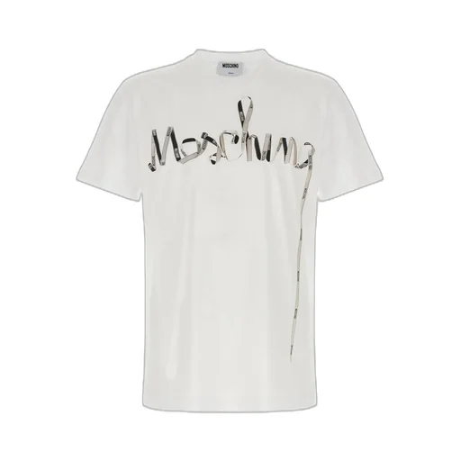 Moschino Logo Printed Crewneck T-Shirt