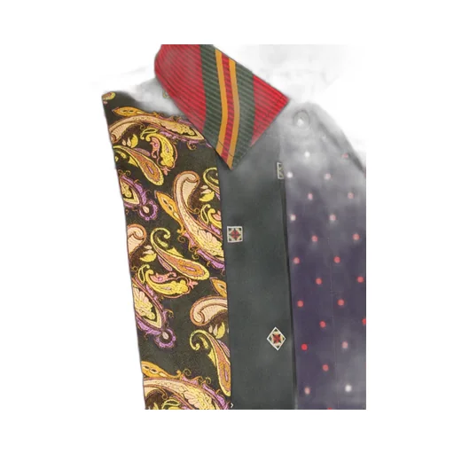 Moschino All-Over Tie Printed Long-Sleeved Shirt