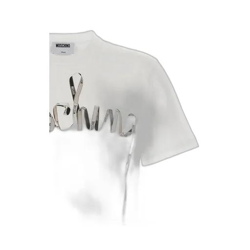 Moschino Logo Printed Crewneck T-Shirt