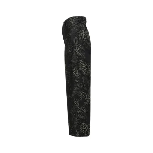 Wide 5-Pocket Pants / Leopard