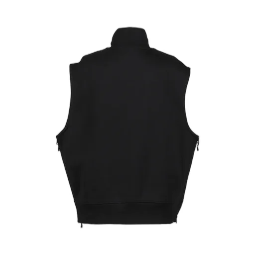 Tech Sweat Zip Vest Pullover / Blk