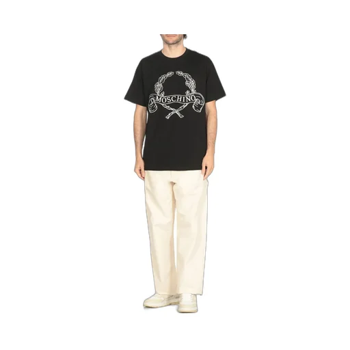 Moschino Logo Printed Crewneck T-Shirt