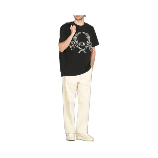 Moschino Logo Printed Crewneck T-Shirt