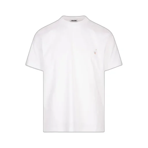 Moschino Logo Embroidered Crewneck T-Shirt