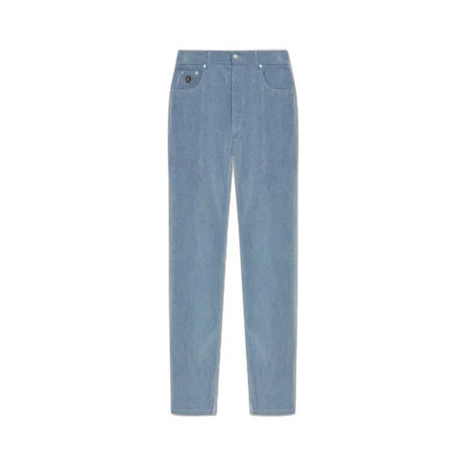 Moschino Logo Patch Straight-Leg Jeans