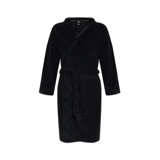 Moschino Logo Intarsia Hooded Bathrobe