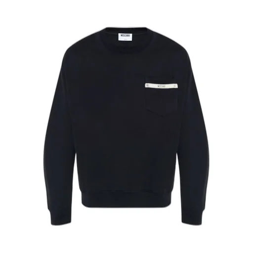 Moschino Pocket-Detail Crewneck Sweatshirt