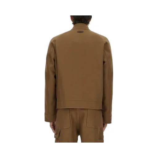 Moschino High-Necl Zipped Bomber Jacket
