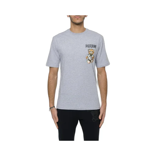 Moschino Logo Printed Crewneck T-Shirt