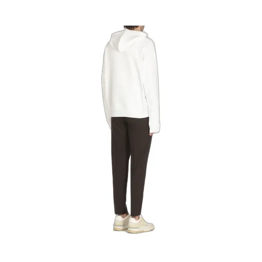 Moschino Logo Print Drawstring Hoodie