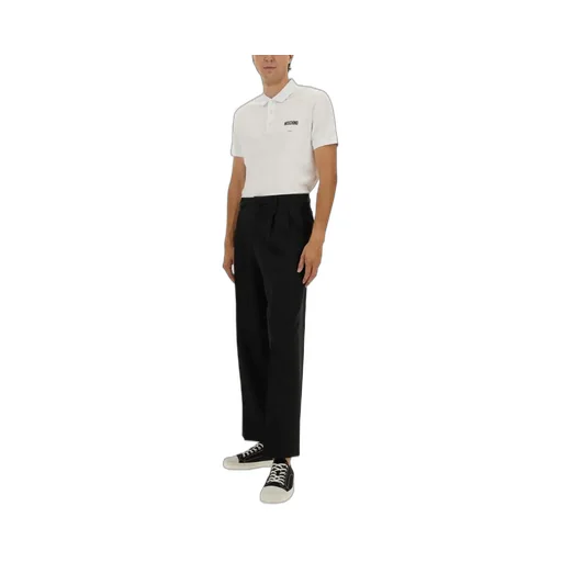 Moschino Logo Detailed Polo Shirt