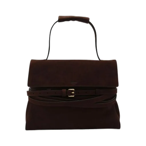 Moschino Logo Embossed Tote Bag