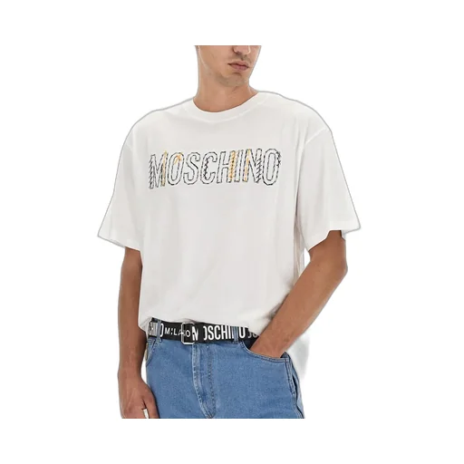 Moschino Logo Printed Crewneck T-Shirt