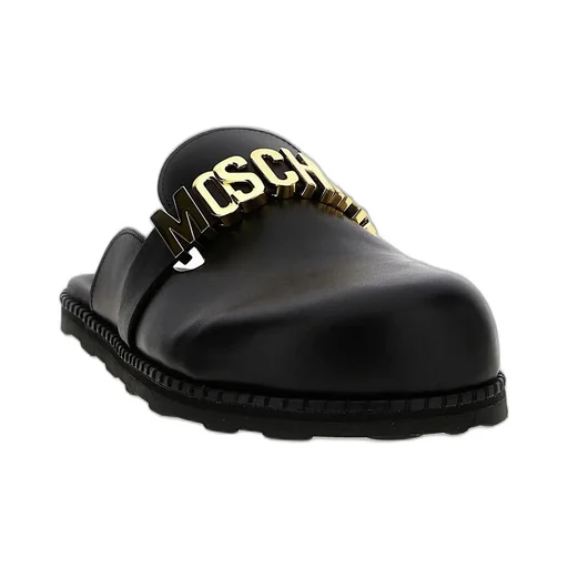 Moschino Birky Logo Lettering Mules